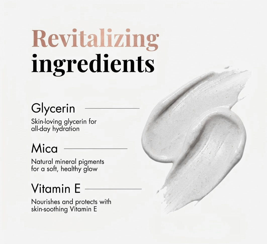 Mineral Glow Tinted Sunscreen SPF 50, Hyaluronic Acid, Broad Spectrum UVA/UVB, Lightweight